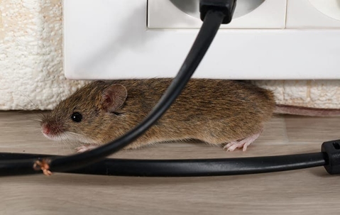 Mouse under and outlet